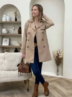 Sale Trench Claire Camel Manteaux|Vestes
