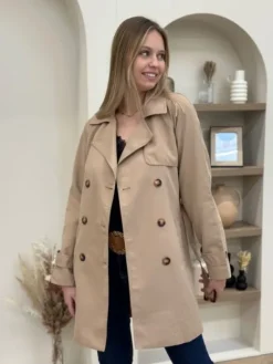 Sale Trench Claire Camel Manteaux|Vestes