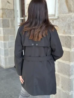 Store Trench Claire Noir Vestes