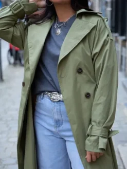 Shop Trench Elise Kaki Vestes