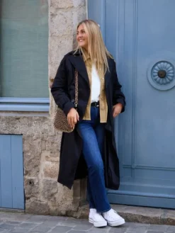 Cheap Trench Elise Noir Vestes