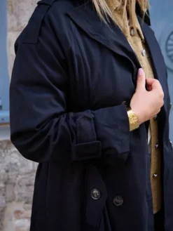 Cheap Trench Elise Noir Vestes