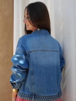 New Veste Amandine Bleu Jeans Vestes