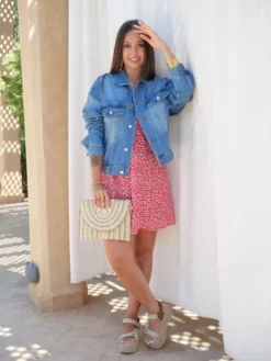 New Veste Amandine Bleu Jeans Vestes