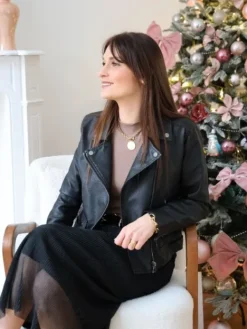 Best Veste Beryl Noir Collection Mère Fille|Vestes