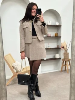 Best Sale Veste courte Amara Beige Vestes