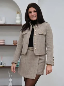 Best Sale Veste courte Amara Beige Vestes