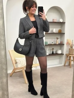 Online Veste courte Elvy Gris fonce Vestes