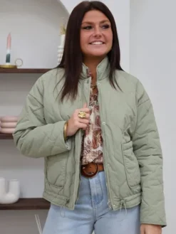 Store Veste courte Emma Kaki Vestes