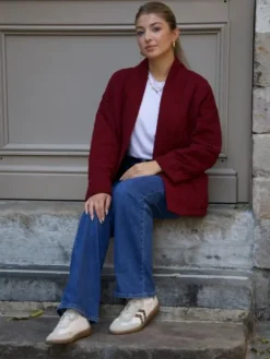 Fashion Veste Delia Bordeaux Vestes