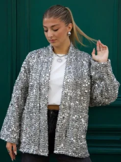Clearance Veste Elise Argenté Vestes