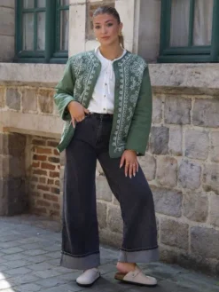 Sale Veste Elvy Kaki Vestes