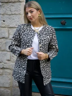 Sale Veste Gloria Léopard Vestes