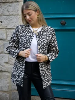 Sale Veste Gloria Léopard Vestes
